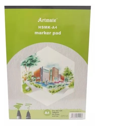 BLOCK ARTMATE P/MARCADORES A4 100 GRS AHSMK-A4