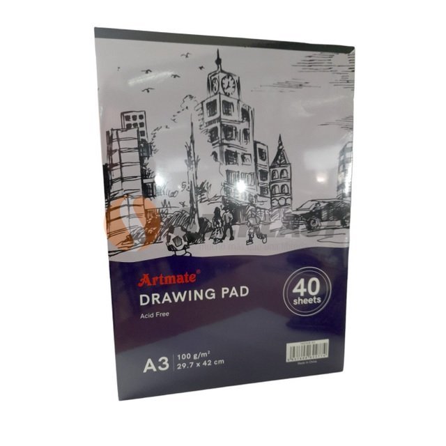 BLOCK ARTMATE BOCETO A4 100 GRS 40 HS AHSDWB-A4