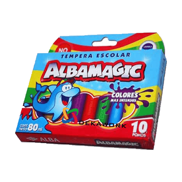 TEMPERA ALBAMAGIC 8 ml X 10
