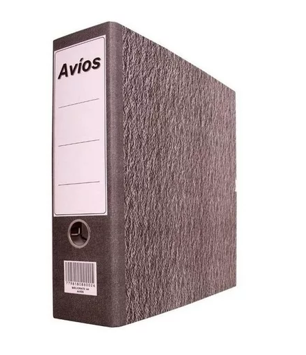 BIBLIORATO CARTON ECONOMICO GRIS  OFICIO    C2730