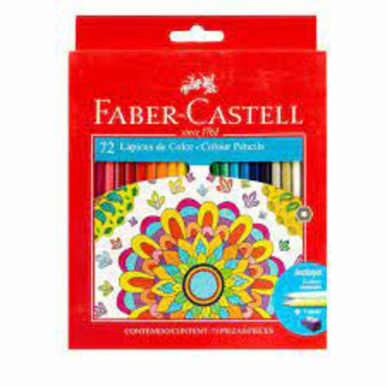 LAPIZ FABER CASTELL ECOLAPIZ x 72 COLORES LARGOS