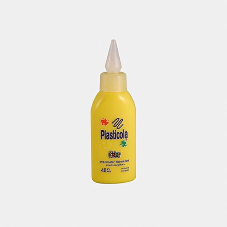 ADHESIVO PLASTICOLA     40 G COLOR AMARILLA