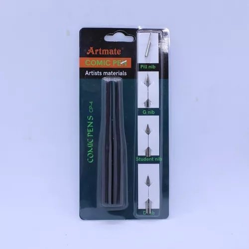 SET PLUMAS ARTMATE x 4 + 2 PORTAPLUMAS ACP-4
