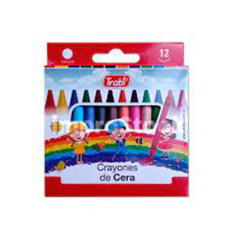 CERA TRABI x 12 COLORES