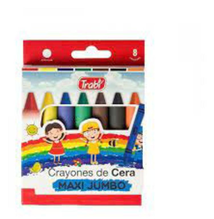 CERA TRABI JUMBO x 6 COLORES