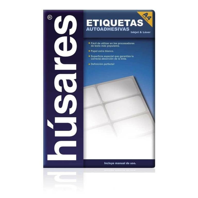 ETIQUETA HUSARES 1 ETIQ x HOJA x 100 HOJAS H34101