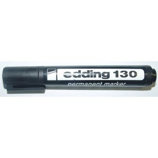 MARCADOR EDDING  130 PERMANENTE NEGRO P/BISELADA