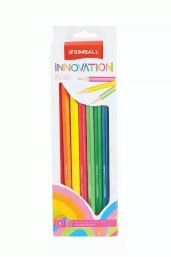 LAPIZ SIMBALL INNOVATION NEON x 8 COLORES