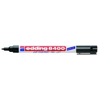MARCADOR EDDING 8400 CD NEGRO PUNTA REDONDA
