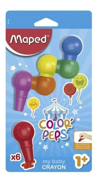 CERA MAPED BABY x 6 COLORES         863806