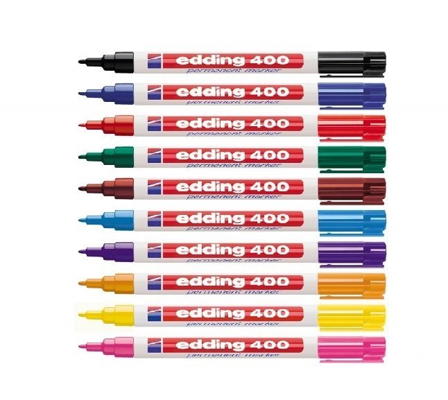 MARCADOR EDDING  400 PERMANENTE ROSA P/FINA