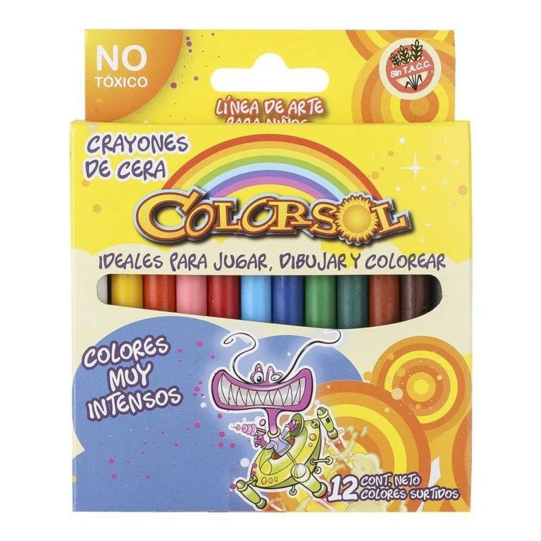 CERA ALBA COLORSOL x 12 COLORES             850