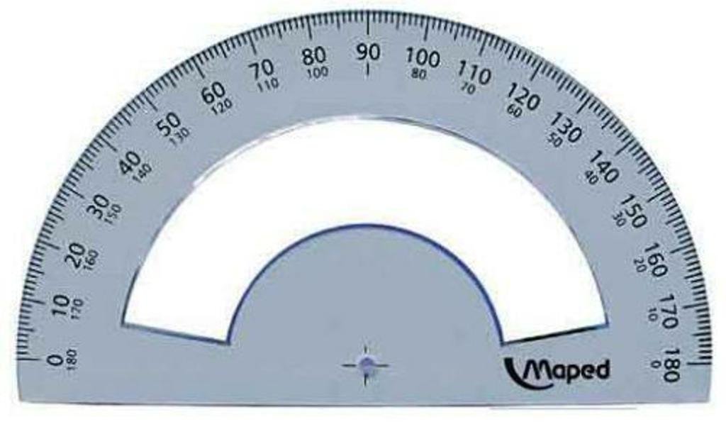 TRANSPORTADOR MAPED 180º CRISTAL  146833