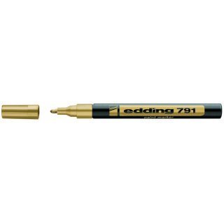 MARCADOR EDDING  791 PAINT PLATA PUNTA FINA