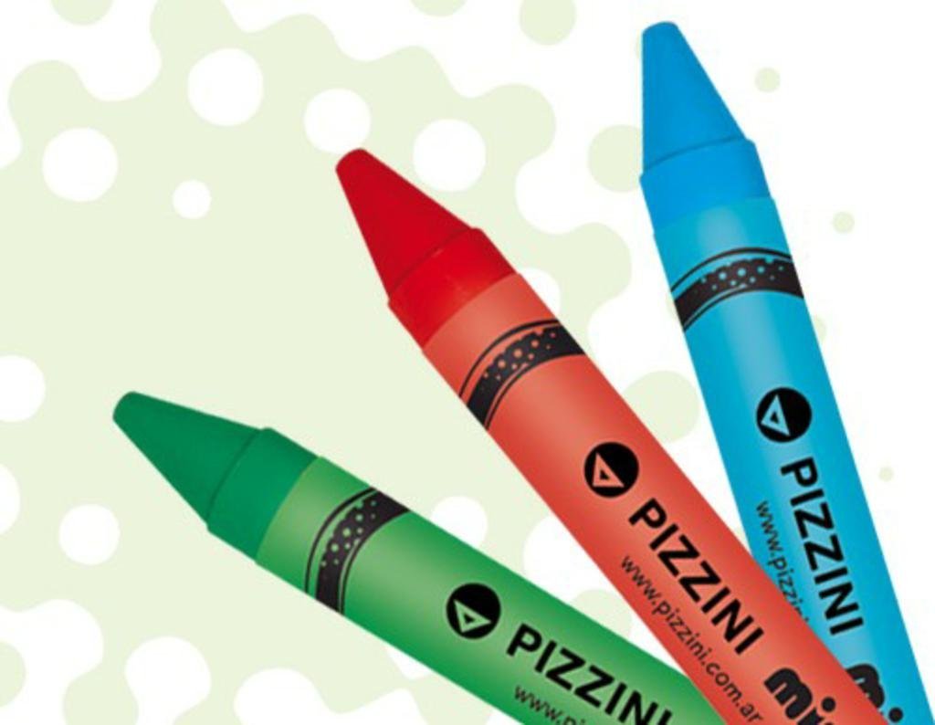 CERA PIZZINI SUPER x 6 COLORES      9206