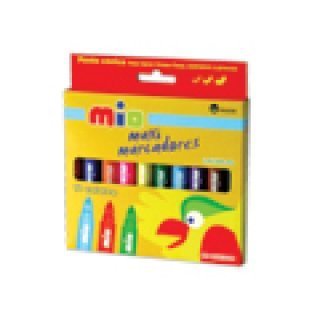 MARCADOR MIO ESCOLAR MAXI X 10 COLORES   8110