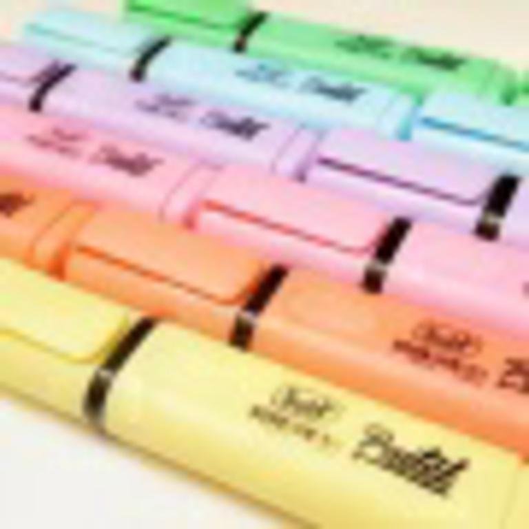 RESALTADOR TRABI PASTEL ROSA x 1 UNIDAD