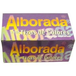 TIZA ALBORADA COLOR x 144 U