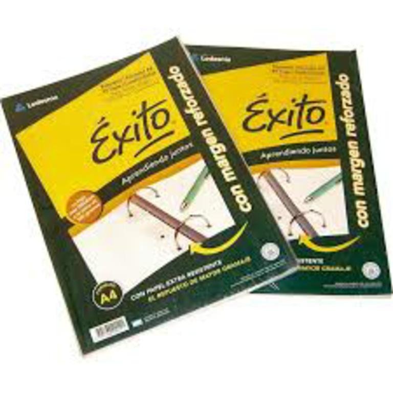 REPUESTO EXITO x  96 HOJAS M/REFORZADO CUADRO GRANDE