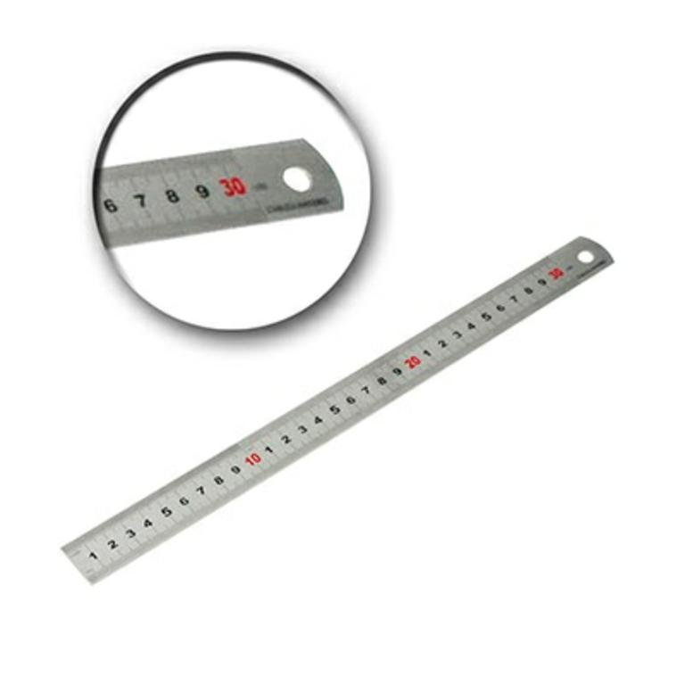 REGLA ACERO GRADUADA PARA CORTE 30 CM       770100