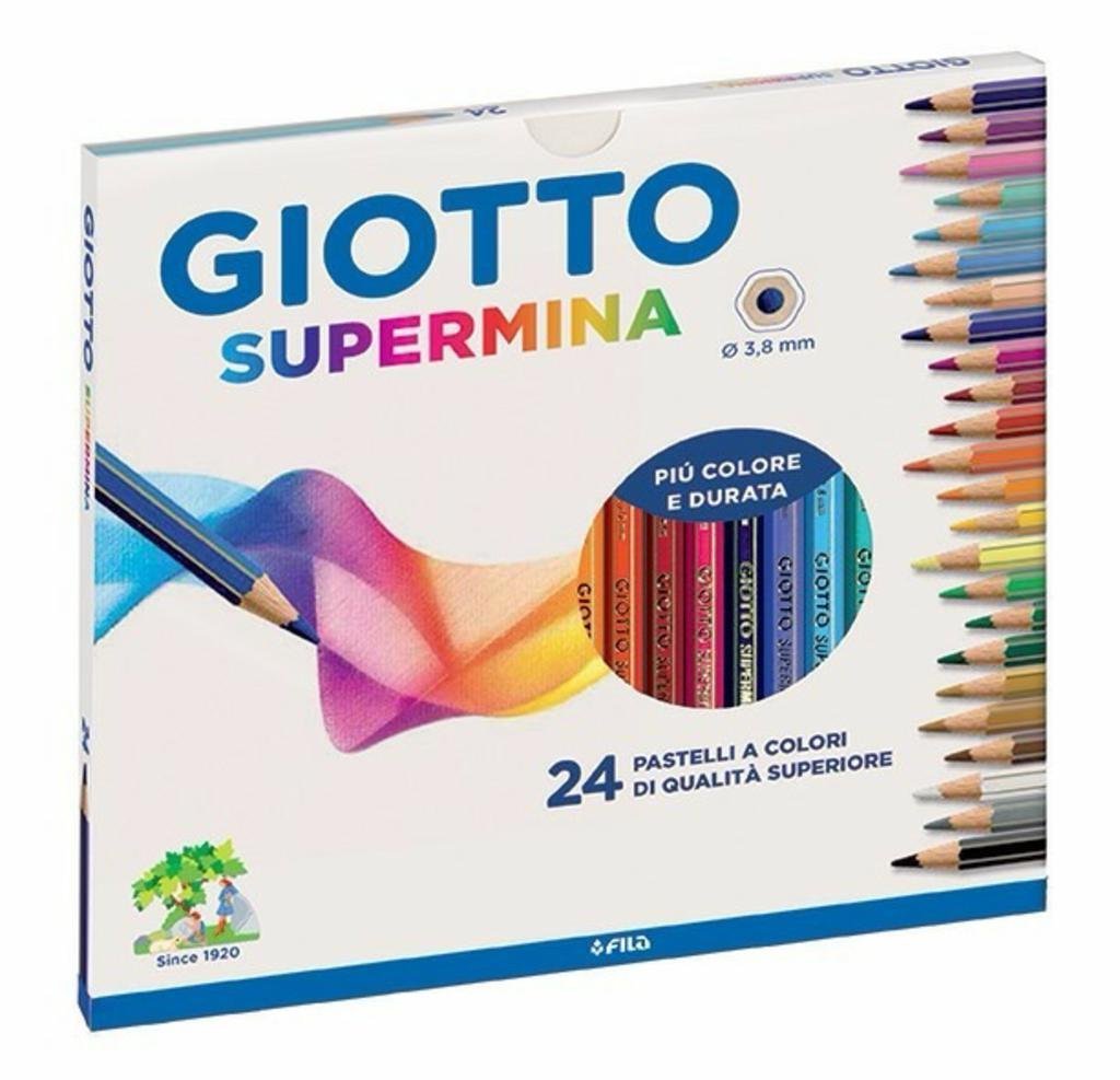 LAPIZ GIOTTO SUPERMINA x 24 COLORES