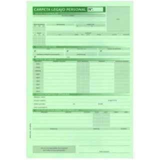 CARPETA CARTULINA LEGAJO PERSONAL  2055H       781