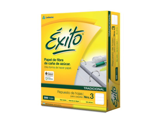 REPUESTO EXITO x 288 HOJAS RAYA