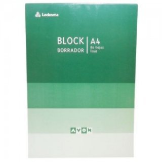 BLOCK AVON A4 80 HOJAS LISO