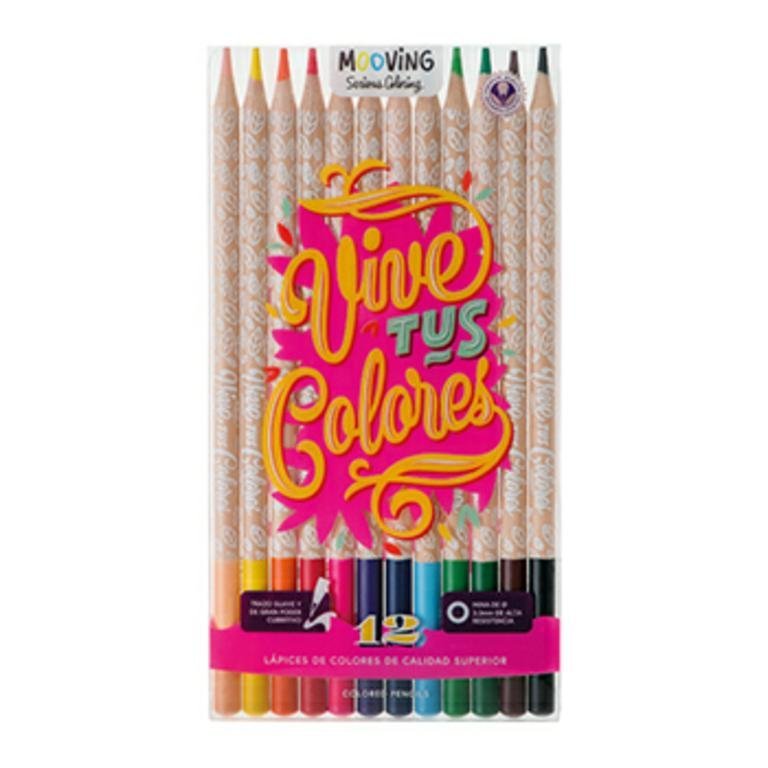 LAPIZ COLORING x 12 COLORES 3011012