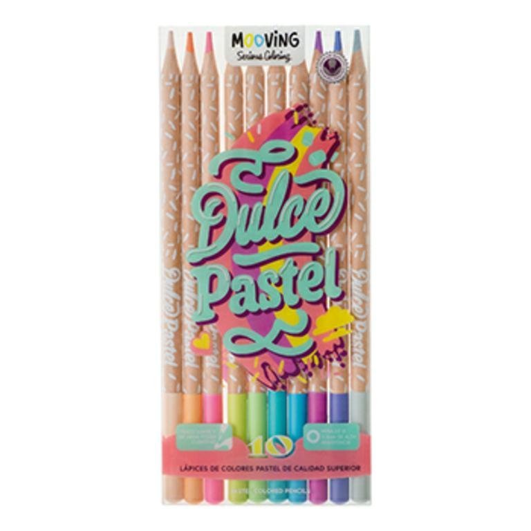 LAPIZ COLORING PASTELES x 10 COLORES     3011110