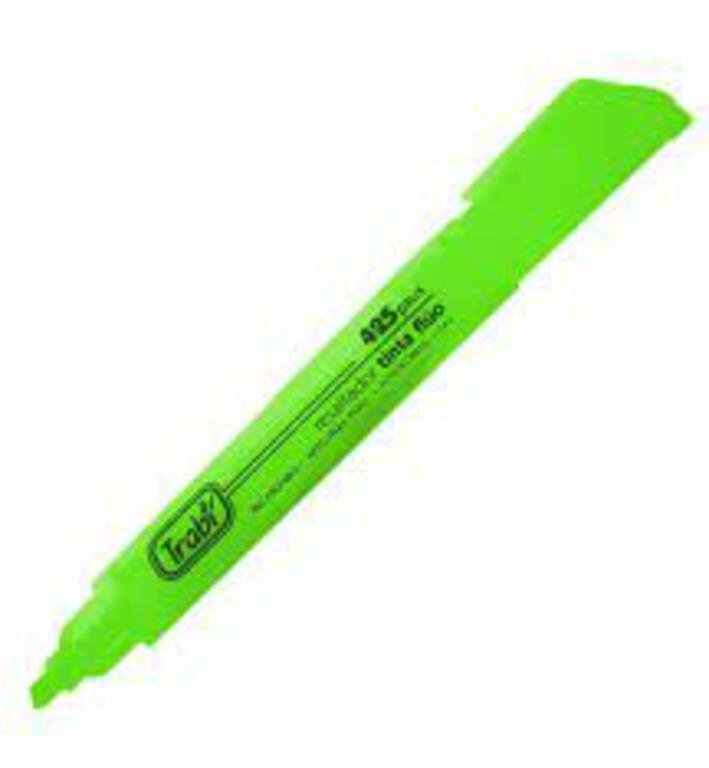 RESALTADOR TRABI 425 VERDE x 1 UNIDAD