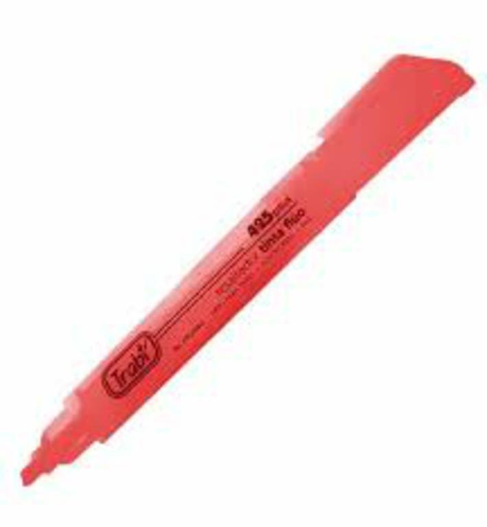 RESALTADOR TRABI 425 ROJO x 1 UNIDAD