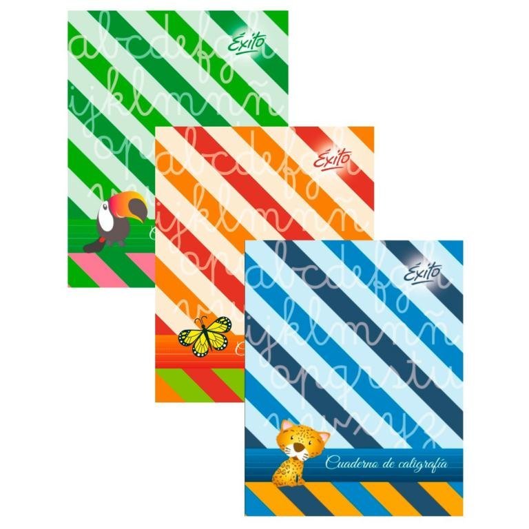 CUADERNO EXITO CALIGRAFIA 19×,24 24 HOJAS