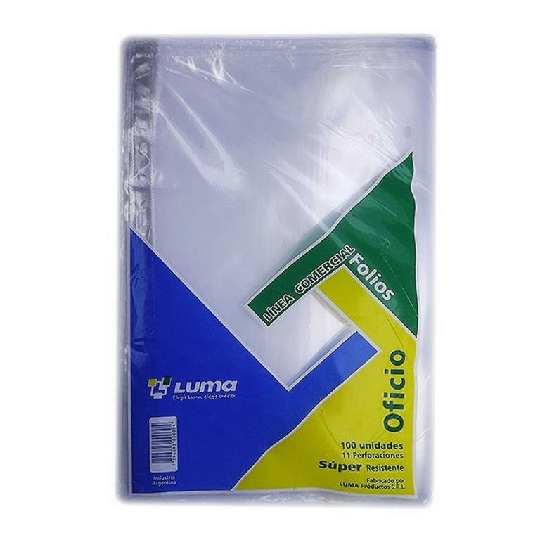 FOLIO OFICIO   x 100 U SUPER        LUMA