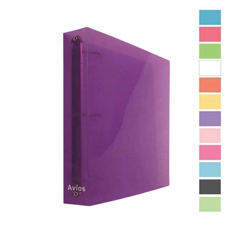 CARPETA ESCOLAR PLASTICA 3 X 40 TRANSPARENTE