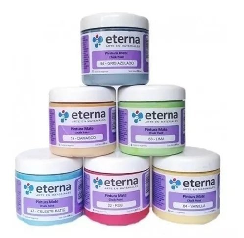 PINTURA ETERNA MATE CHALK Aqua  200ml