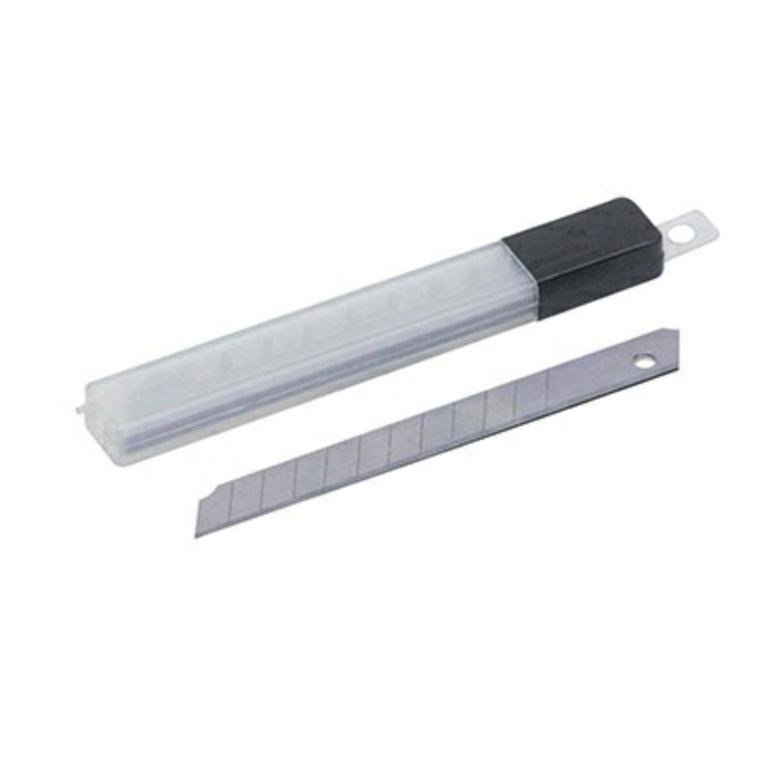 REPUESTO CORTANTE 9 MM TUBO X 10 HOJAS      127300