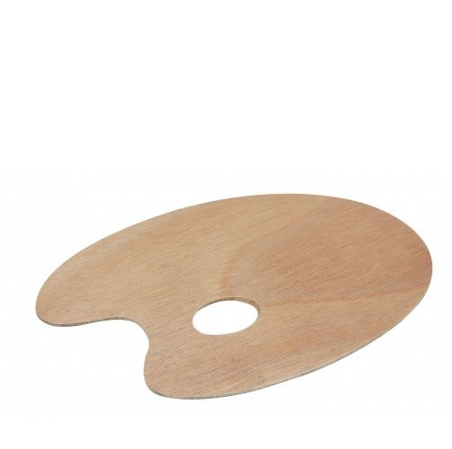 PALETA DE MADERA OVALADA 24X30        680920