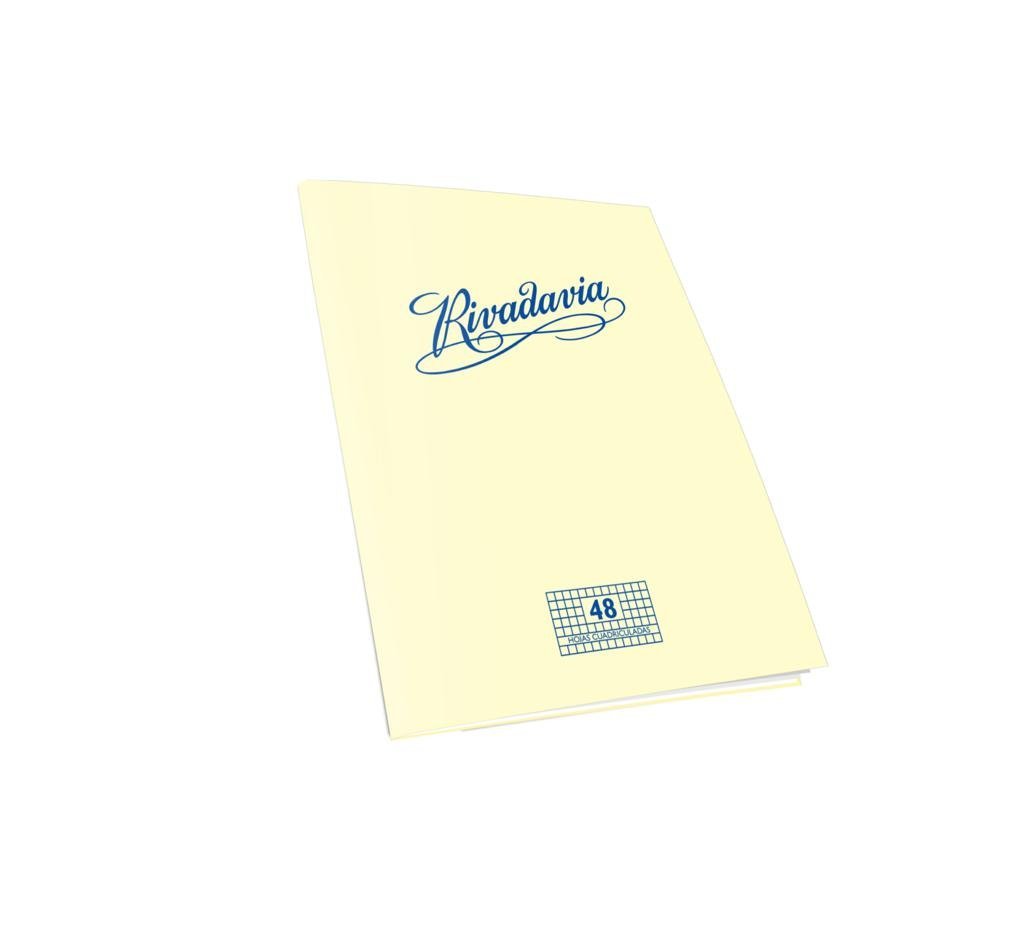 CUADERNO RIVADAVIA TAPA FLEXIBLE 48 HOJAS CUADRO
