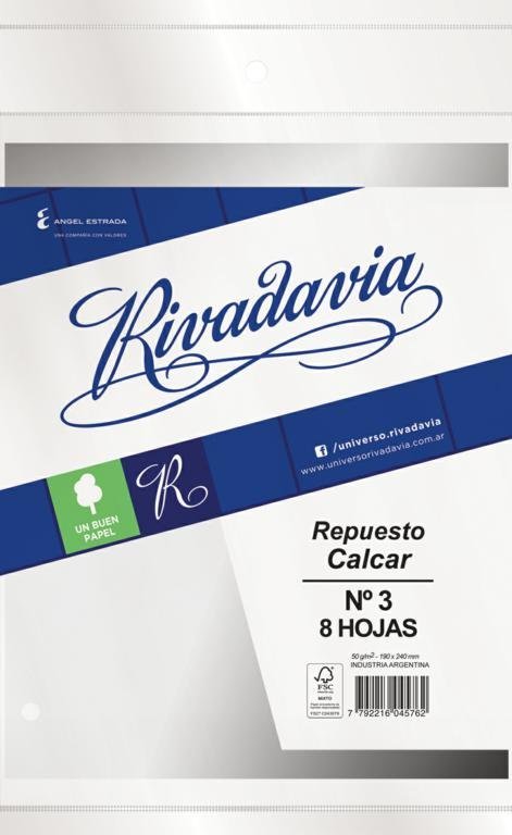 REPUESTO  RIVADAVIA Nº3 CALCAR