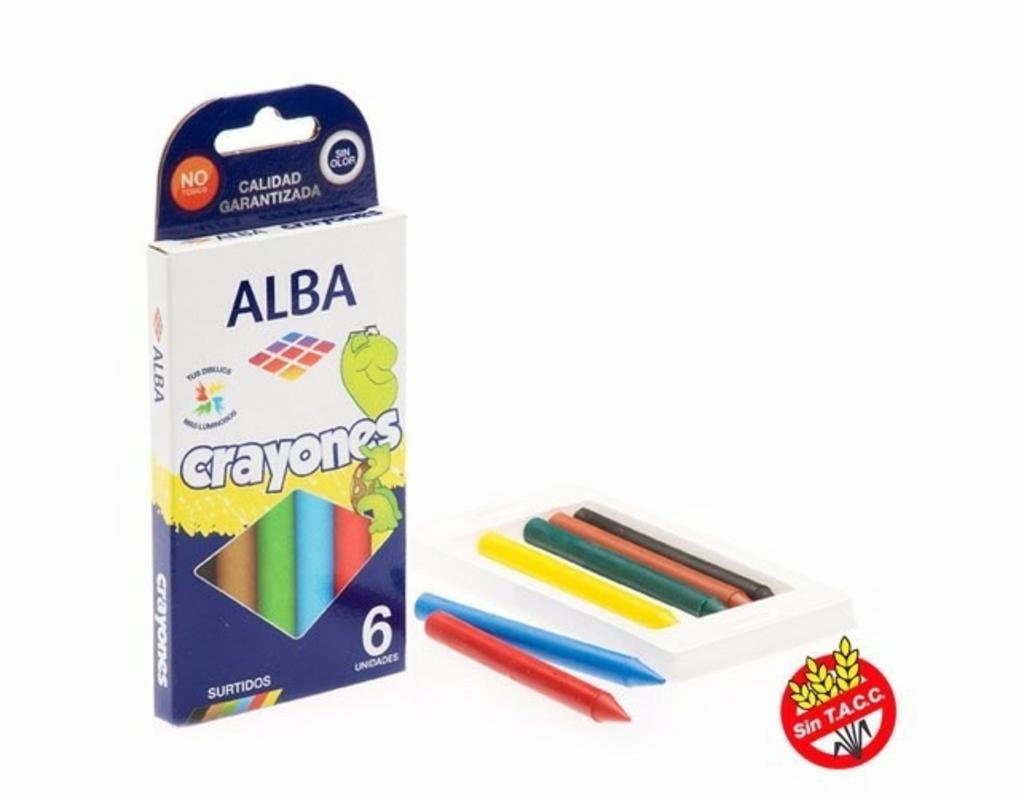 CERA ALBA x  6 COLORES                   846
